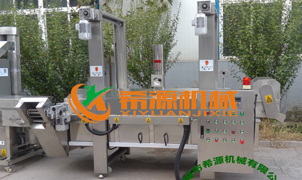 自動(dòng)刮渣油炸機(jī)流水線